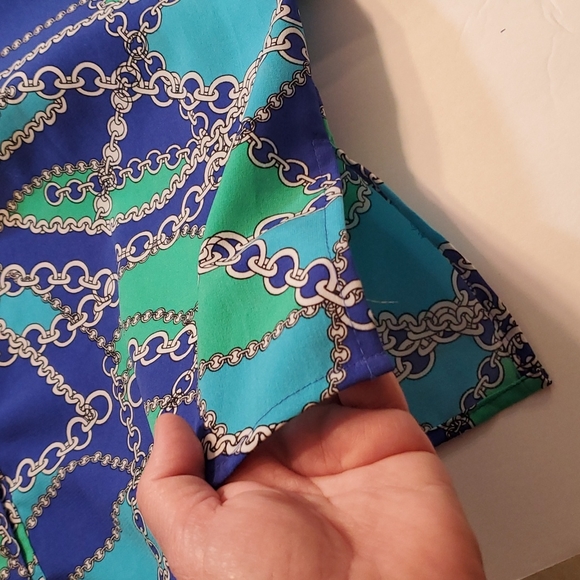 NOTATIONS Shirt long sleeve Size L with bootons at the front Very good condition - Picture 15 of 17